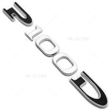 Tesla Rear Liftgate Model P100D Nameplate Logo Badge Emblem Sport Chrome Black