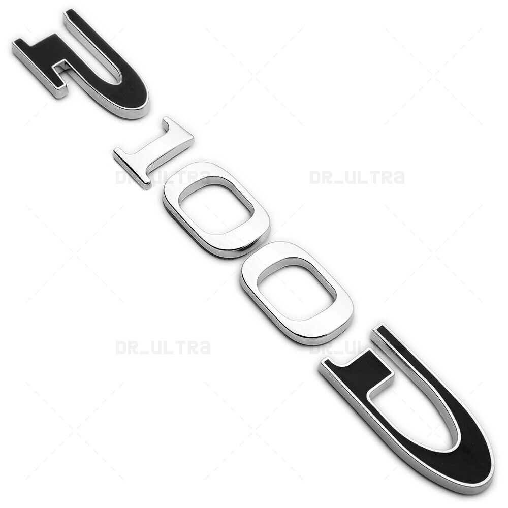 Tesla Rear Liftgate Model P100D Nameplate Logo Badge Emblem Sport Chrome Black