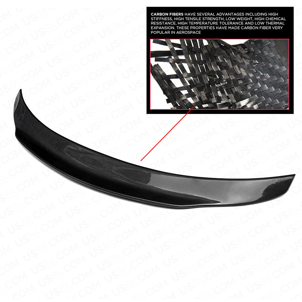 Carbon Fiber PSM Trunk Spoiler Wing 15-21 Mercedes W205 C Class 4dr AMG Sedan