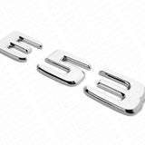 19-21 Mercedes-Benz E53 E 53 Letter Emblem Trunk Logo Badge AMG Sport Chrome