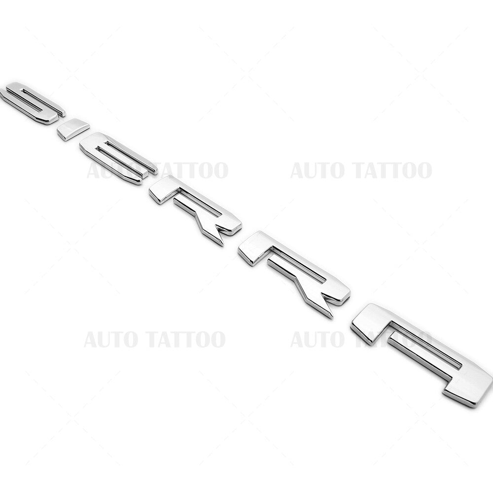 19-21 GMC Sierra with Denali Tailgate Logo Emblem Pickup Badge Nameplate Chrome