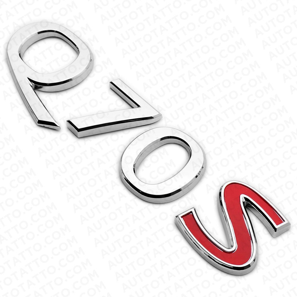 For Infiniti Q70S Rear Trunk Letter Badge Emblem Nameplate Sport Silver Chrome