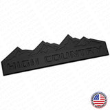 14-19 Chevy High Country Front Door Tailgate Letter Logo Emblem Badge Blackout