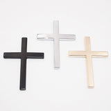 Universal 3D Fashion Metal Jesue Fish Cross Car Decal Sticker Decoration