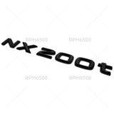 Lexus Liftgate Gloss Black NX 200t Letter Logo Badge Car Emblem Replace F-Sport