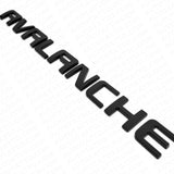 For Chevy Avalanche Door / Tailgate Badge 3D Logo Emblem Truck OEM Gloss Black