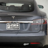 Tesla Rear Liftgate Lid Model 90D Nameplate Logo Badge Emblem Sport Matte Black