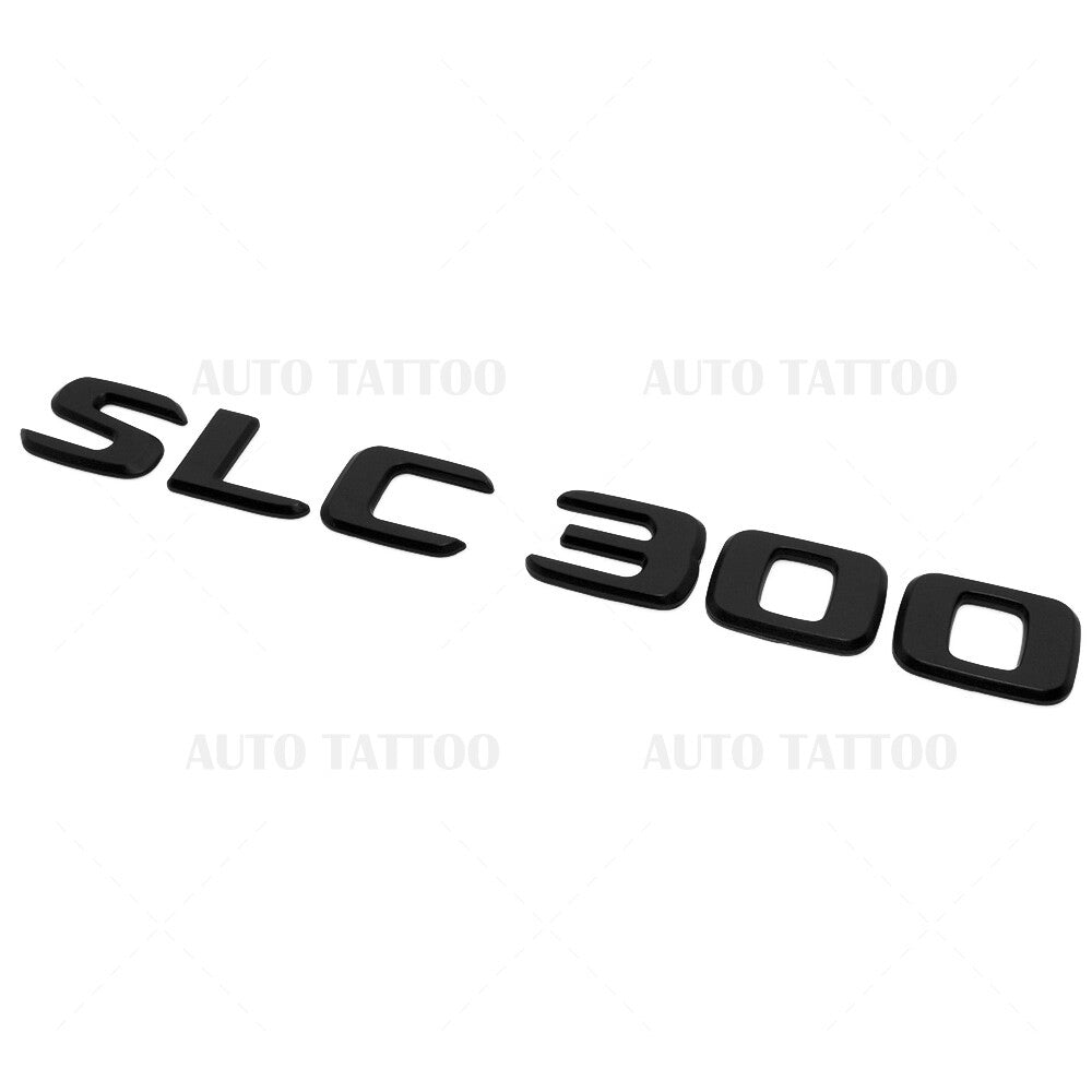 Mercedes SLC 300 Rear Letter Emblem Trunk Lid Logo Badge AMG Sport Matte Black