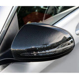Carbon Fiber Mercedes W205 W213 X253 W222 C E S GLC Class Mirror Cover Replace