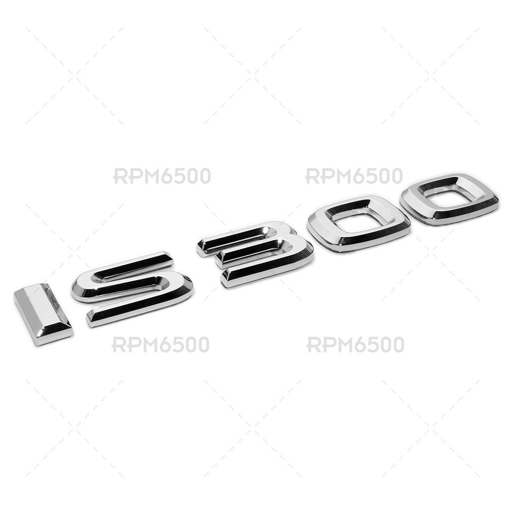 For Lexus Trunk OEM Chrome IS 300 Letter Logo Badge Emblem Car Replace F-Sport