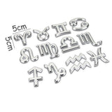 Universal 3D Fashion Metal 12 Constellations Car Decal Sticker Auto Decoration