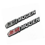 3D Fashion Aluminum Alloy Mugen with Chinese Car Decal Sticker Auto Decoration