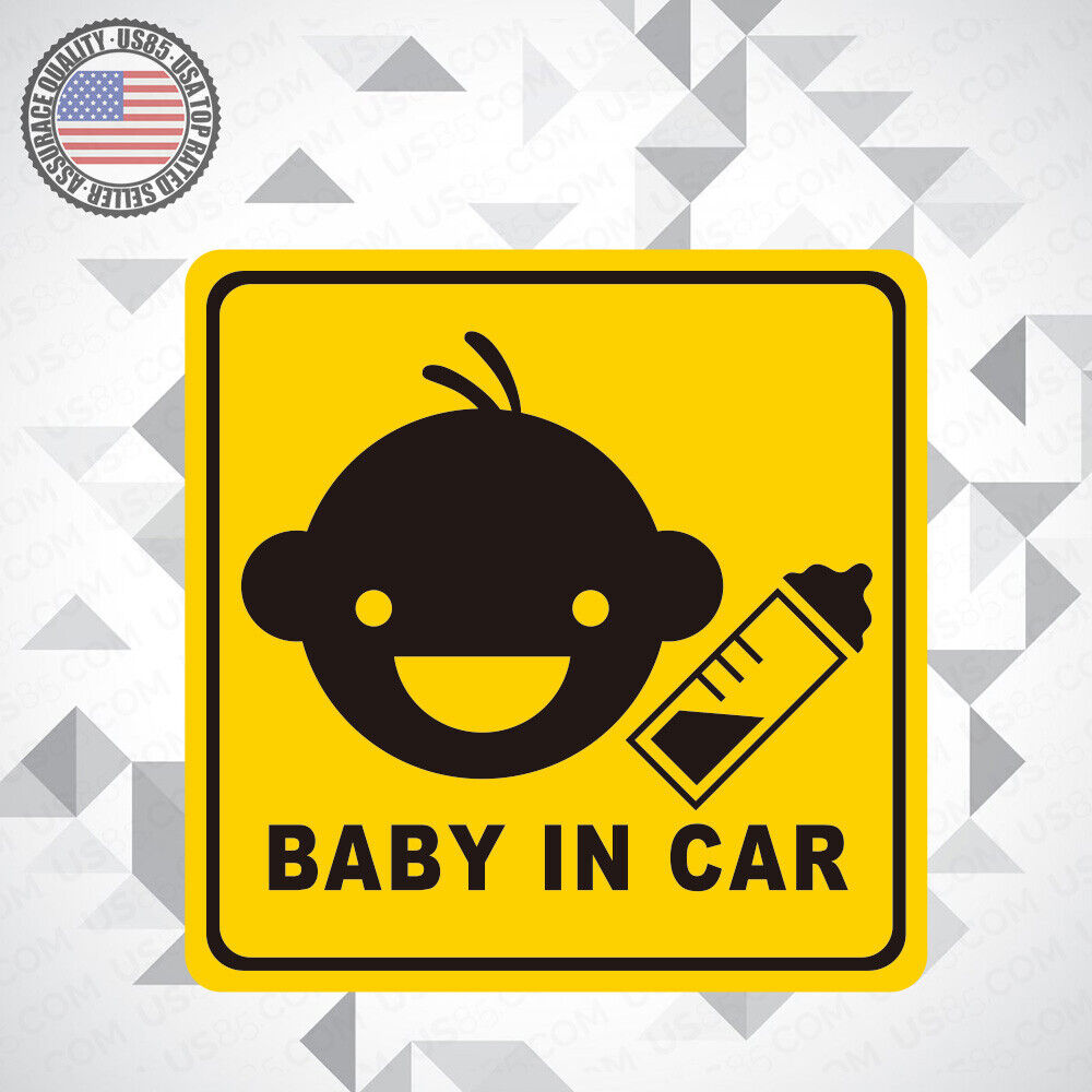 Fashion 3D Reflective Car Sticker Baby in Car Mama in Car New Driver Pregnant