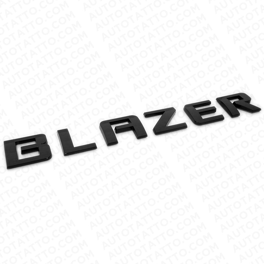 19-23 Chevrolet Blazer Rear Liftgate Gloss Black Letter Nameplate Badge Emblem