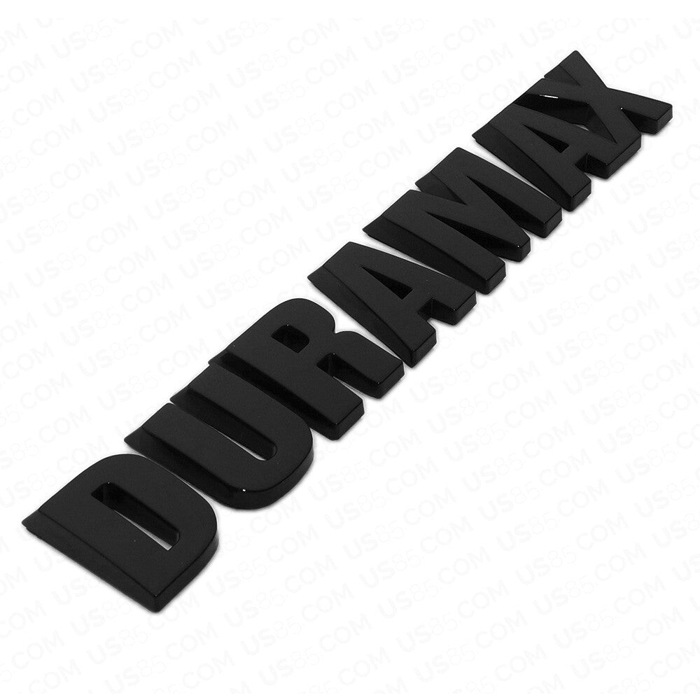 Gloss Black Chevy Silverado 1500 Duramax Hood Letter Logo Emblem Badge Truck LTZ