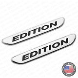 Fashion ABS 2x Edition/ Edition 1/ Night Edition Car Decal Badge Emblem Sticker