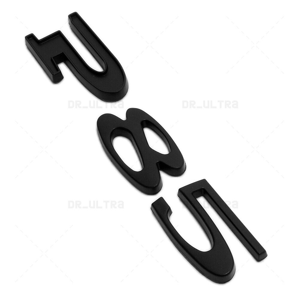 Tesla Rear Liftgate Lid Model P85 Nameplate Logo Badge Emblem Sport Matte Black