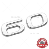 Tesla Rear Liftgate Lid Model 60 Nameplate Logo Badge Emblem Sport OEM Chrome