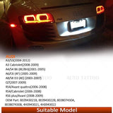 2x No Error LED License Plate Light 6000K Pure White For Audi A3 A4 A6 A8 S6 Q7