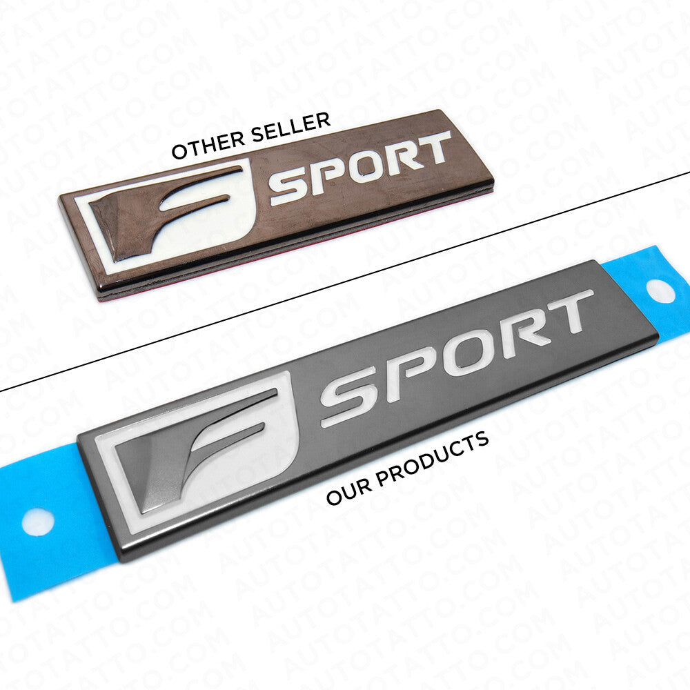 For Lexus F-Sport Logo OEM ABS Badge Rear Trunk Luggage Lid 3D Emblem Decoration