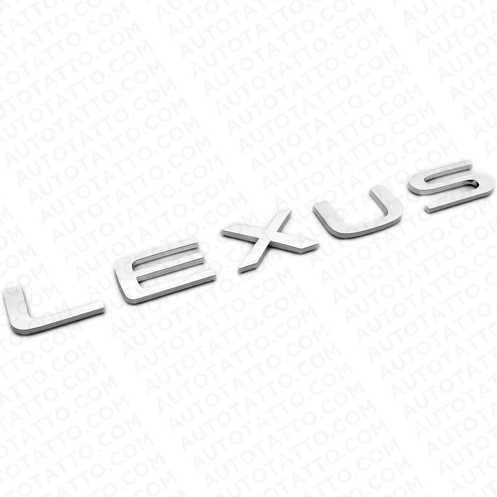 2022+ Lexus NX Liftgate Letter Logo Badge 3D Emblem Car Decorate OEM Chrome