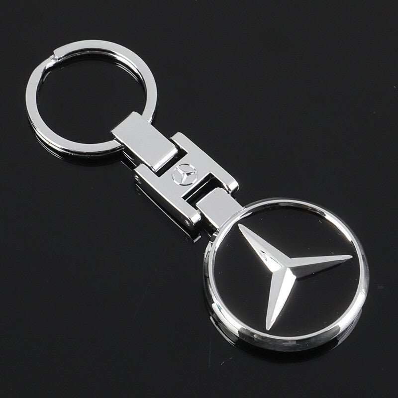 Mercedes-Benz AMG Edition Sport Car Home Key Fob Keychain Ring Nameplate Gift