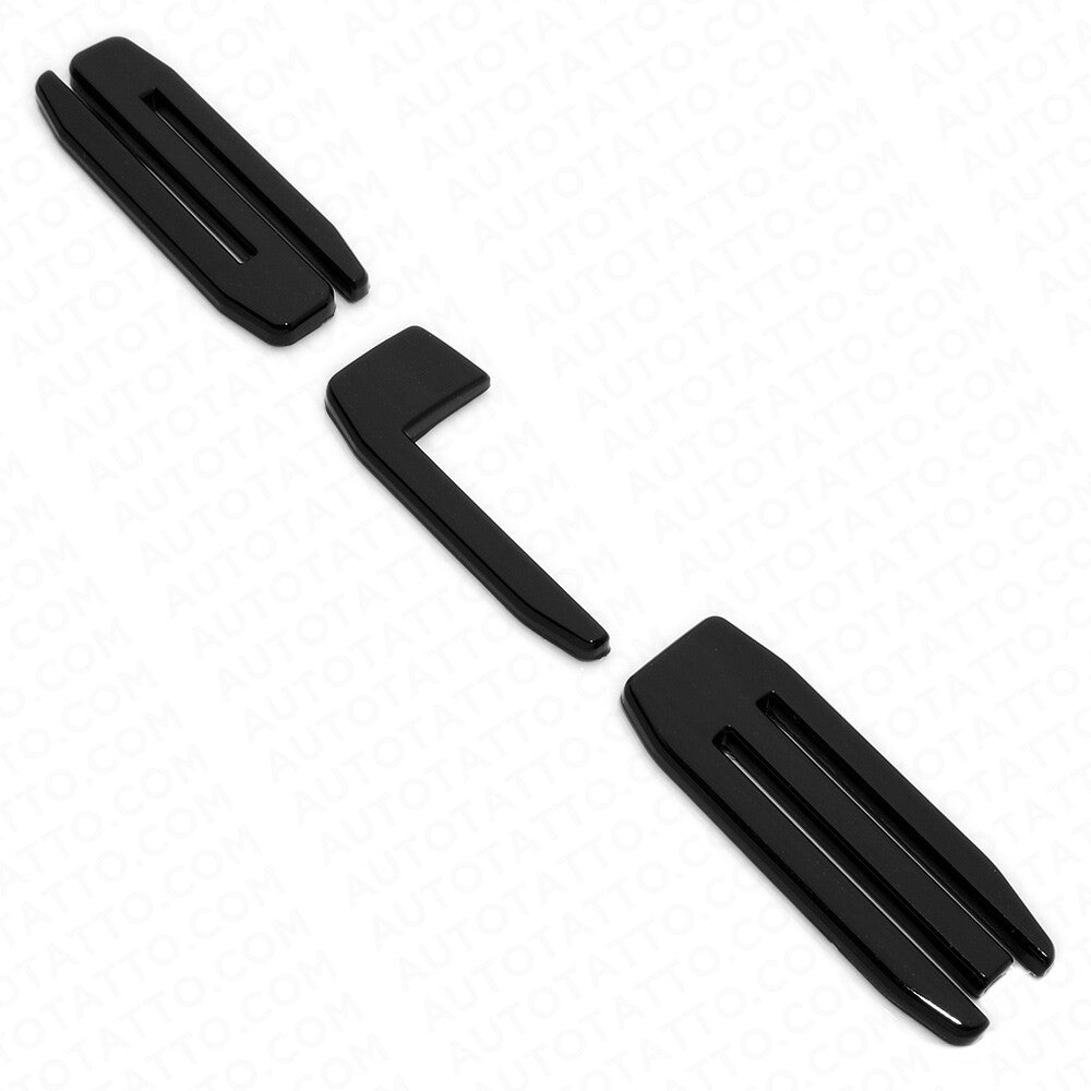 19-21 GMC Sierra Tailgate SLE Logo Emblem Pickup Badge Nameplate Gloss Black