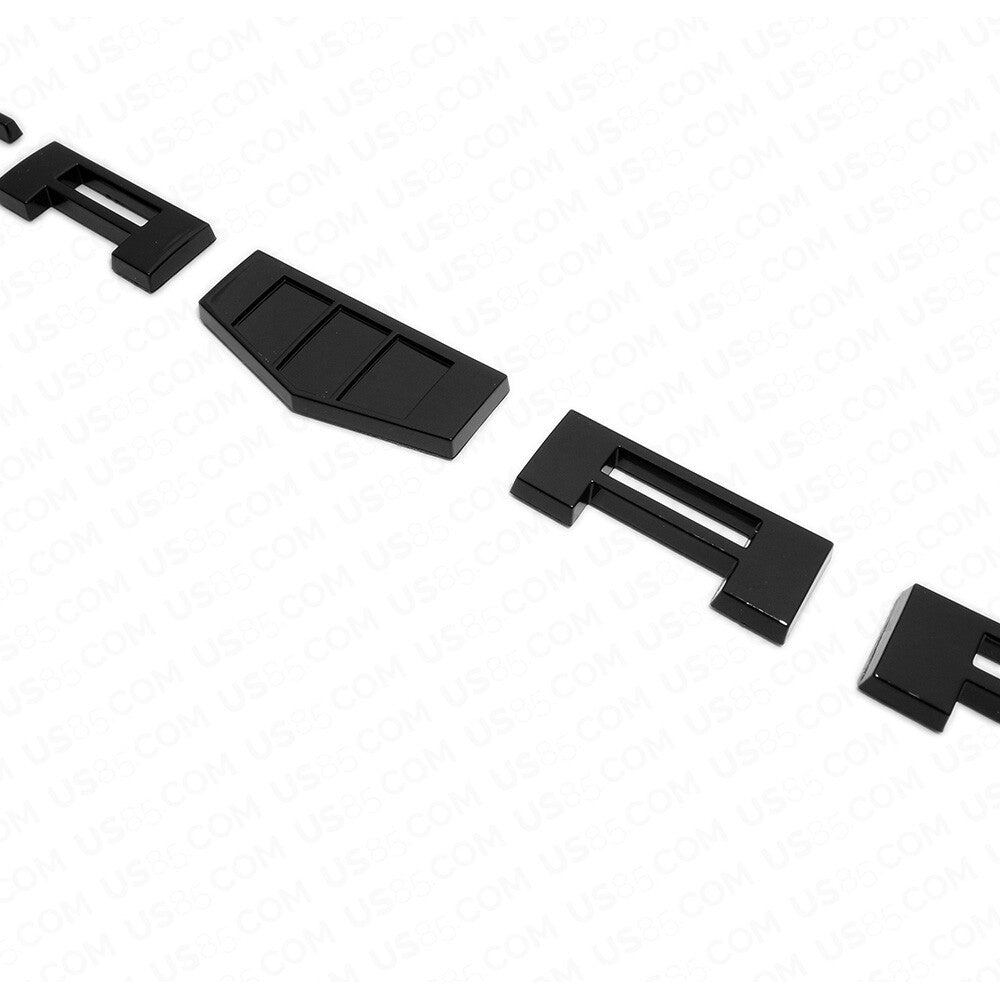 2x Chevrolet CAMARO 3D Car Letter Fender Marker Emblem Badge RS SS ZL1 Z28 Black