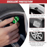 4pcs Universal Car Tire Wheel Valve Stem Caps Hex Design Dust Cover Accessories