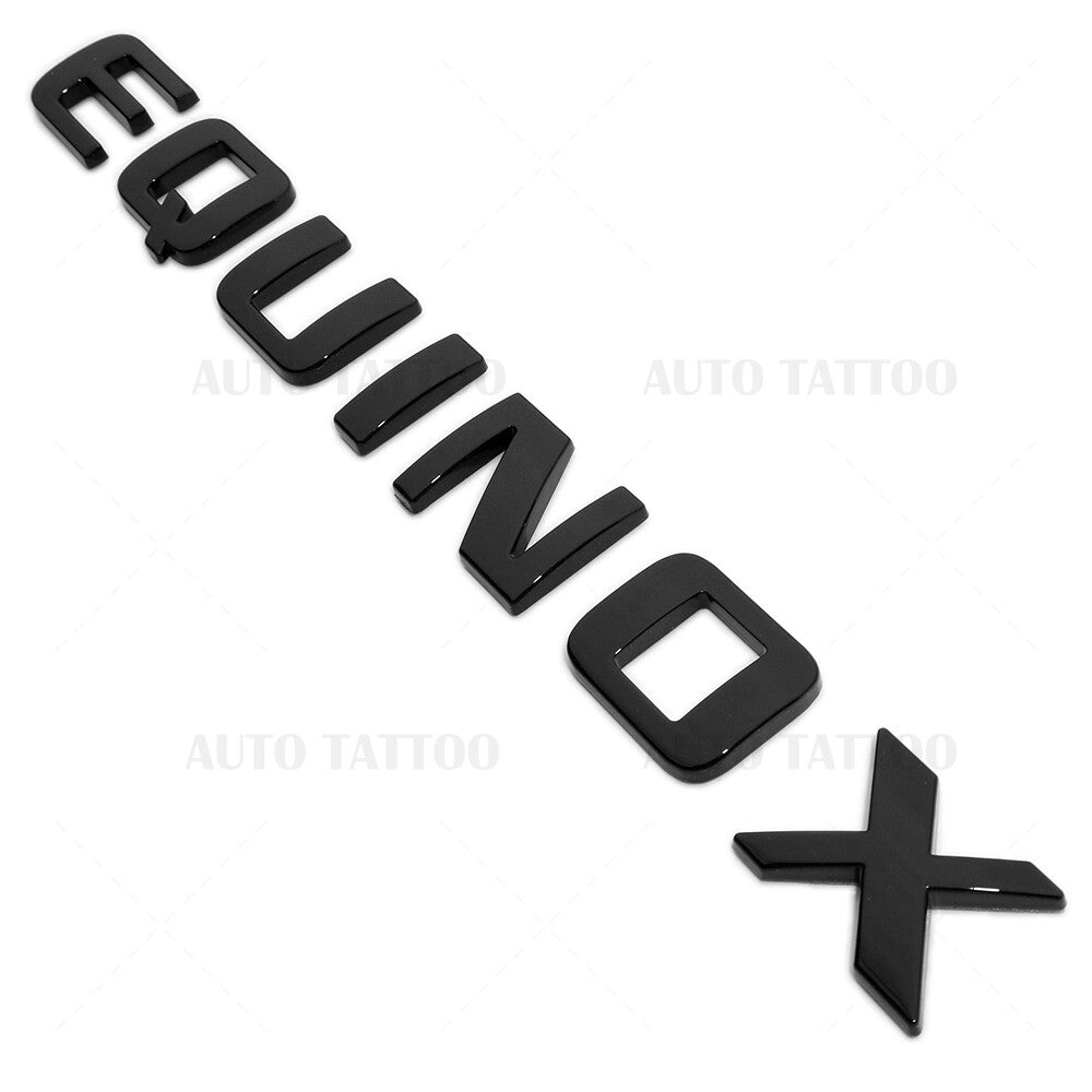 Chevy Equinox Front Door Nameplate Letter Logo Badge Emblem Sport Gloss Black