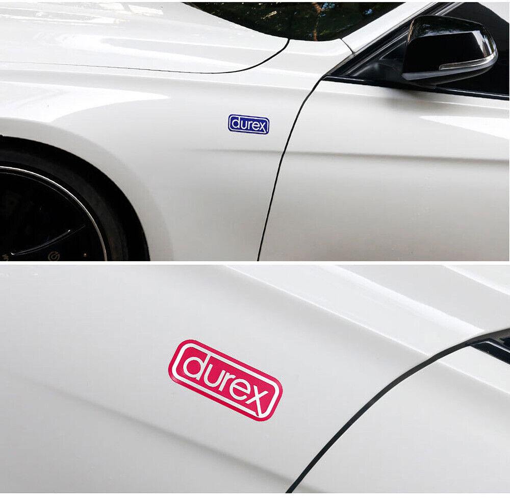 Universal Fashion Aluminum Alloy Durex Car Decal Sticker for Auto Decoration