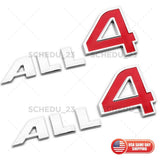 2x Mini Cooper Clubman Countryman Paceman F54 F60 R60 Door ALL 4 Badge Emblem