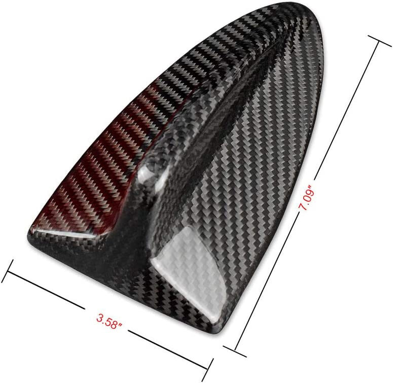 REAL CARBON FIBER SHARK FIN ANTENNA COVER CAP For BMW E90 E91 E92 3SEIRES M3 E82