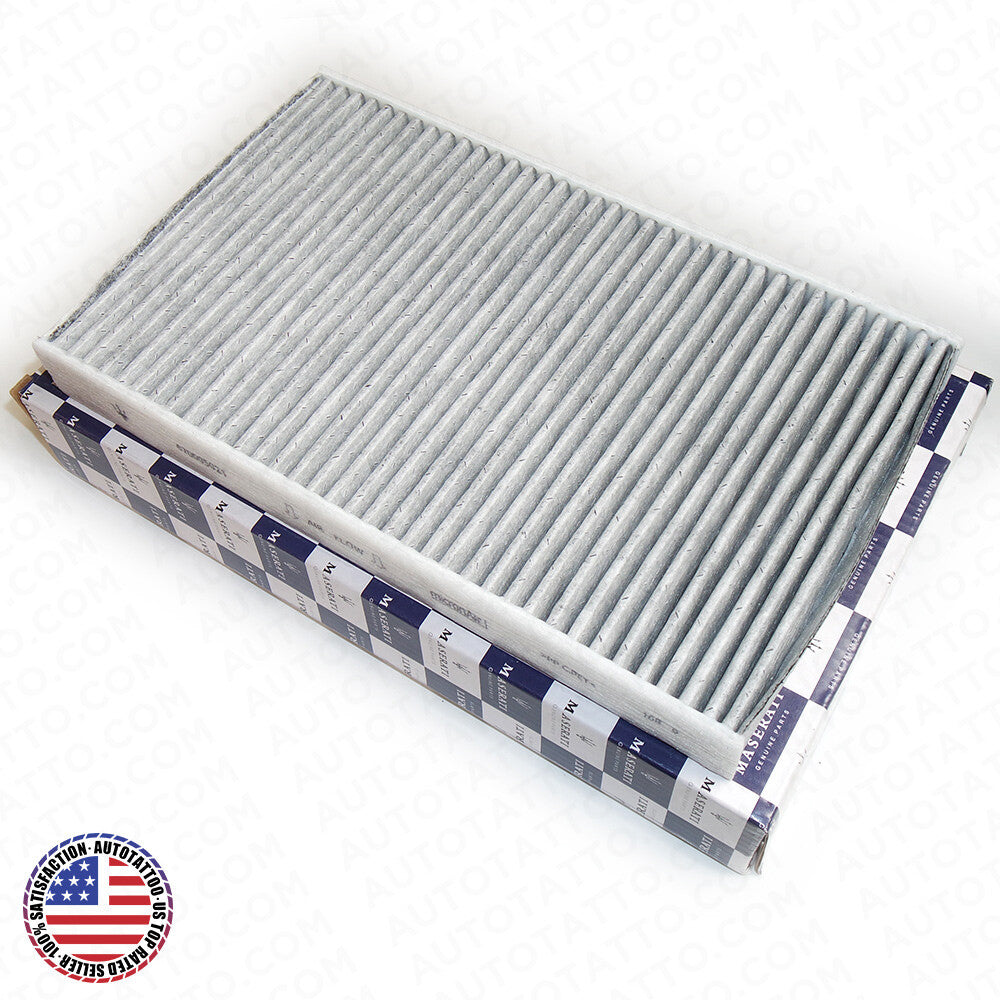 Genuine Maserati Quattroporte Ghibli Levante Pollen Carbon Charcoal Cabin Filter