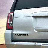 1x YUKON Tailgate Door Letter Nameplate Emblem SUV HD Badge GMC 3D Gloss Black