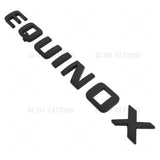 Chevy Equinox Front Door Nameplate Letter Logo Badge Emblem Sport Matte Black