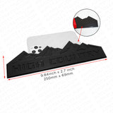 14-19 Chevy High Country Front Door Tailgate Letter Logo Emblem Badge Blackout