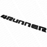Gloss Back 4Runner Liftgate Nameplate Emblem Badge Logo Tailgate Rear Letter