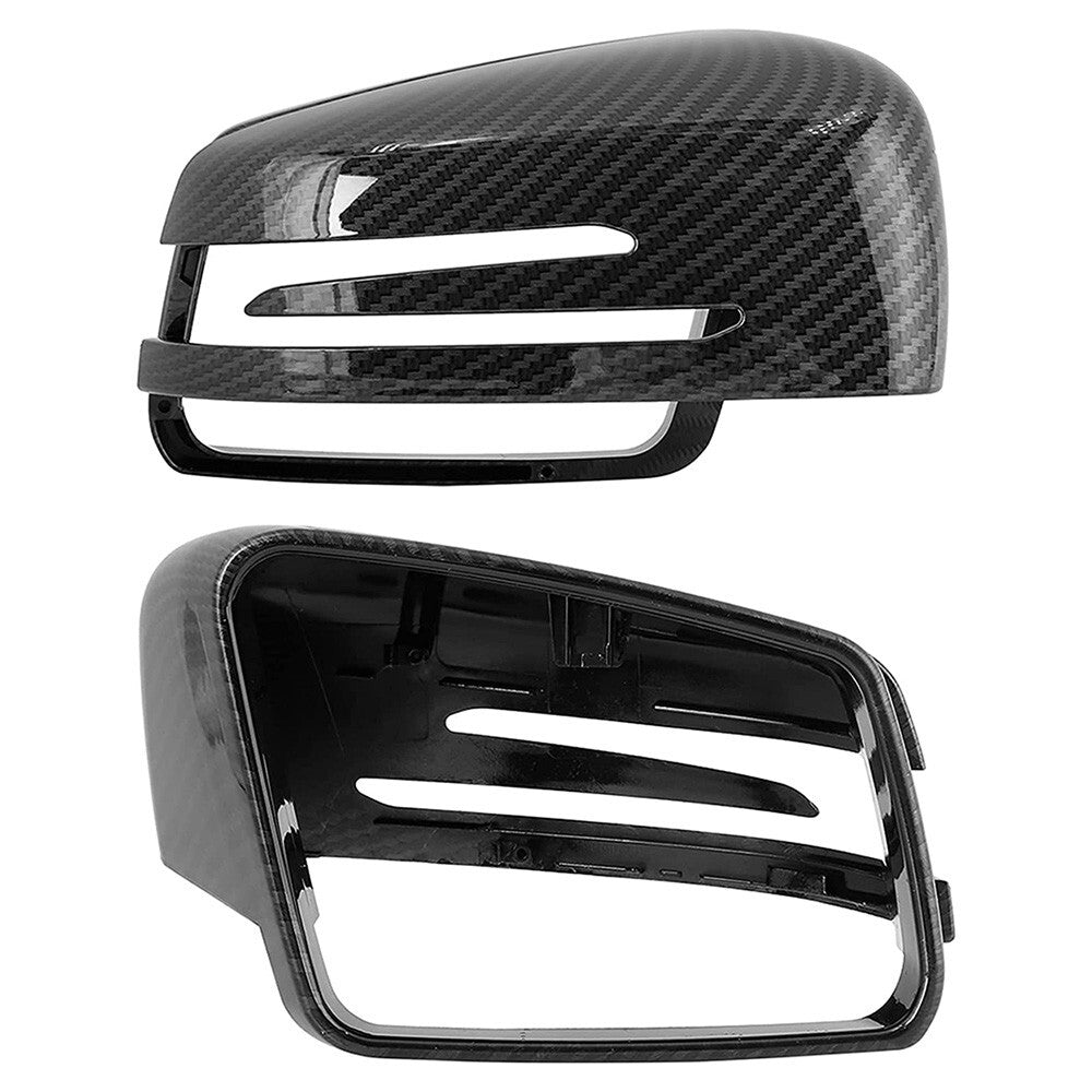 Carbon Fiber Mercedes W204 W212 W117 C E S GLA Class Side Mirror Cover Replace
