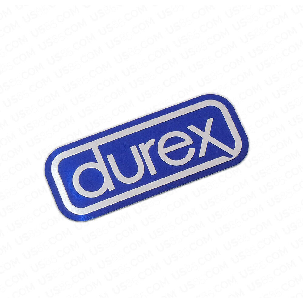 Universal Fashion Aluminum Alloy Durex Car Decal Sticker for Auto Decoration