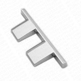 Cadillac Rear Turnk  Deck Lid TT Twin Turbo Sport Nameplate Badge Emblem Silver