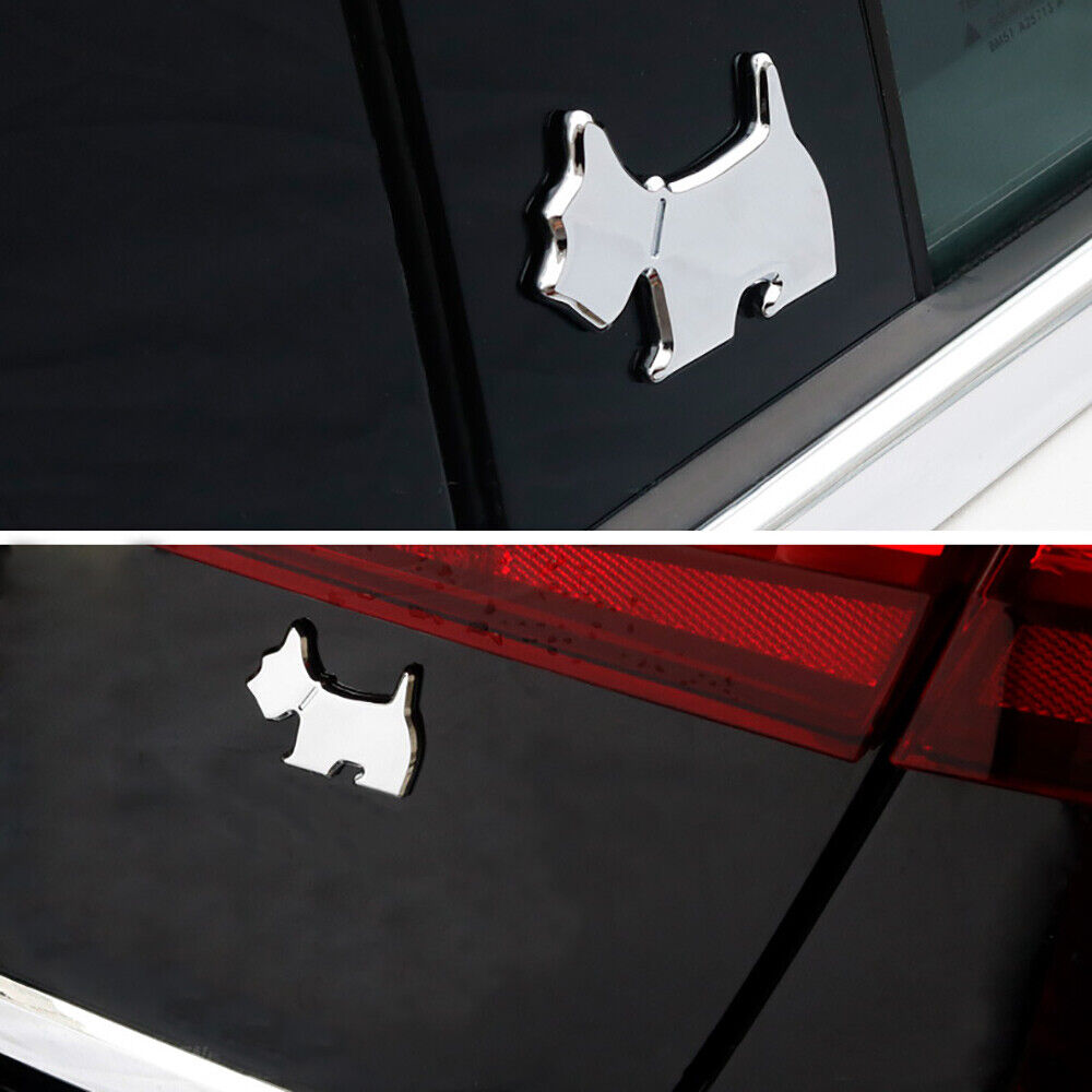 Universal 3D Fashion Metal Pattern Animal Clover Car Decal Sticker Decoration