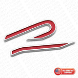 Universal MK8 Lettering Chrome Tailgate Rear Logo Badge Nameplate Emblem Sport