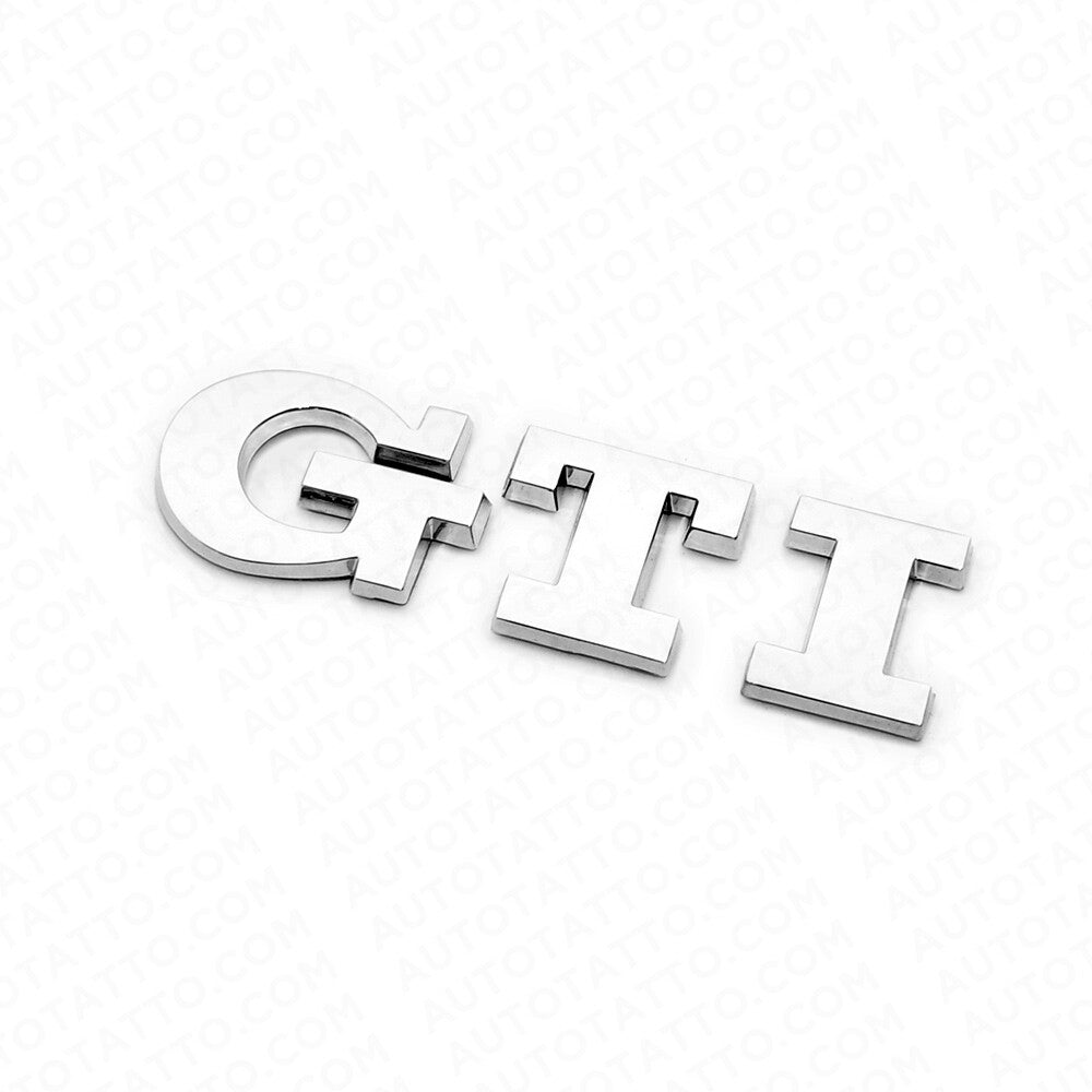 For 91-14 GTI Liftgate Adhesive Nameplate Badge Logo Emblem Decoration Sport