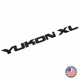 GMC YUKON XL Liftgate / Door Letter Nameplate Emblem SUV HD Badge Sport Black