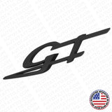 For Maserati Ghibli Levante Grecale Fender Logo GT Emblem Badge Matte Black