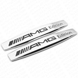 2pcs Car AMG Edition Side Fender Marker 3D Decal Sticker Badge Emblem Decorate