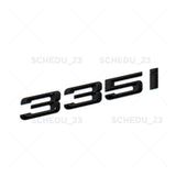14-19 Gloss Black 3 Series 335i Car Trunk Lid Letter Emblem Badge M Performance