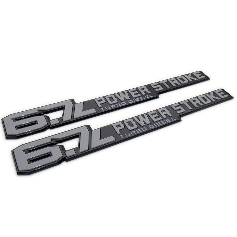 For 23-24-25 Super-Duty F-250 350 450 6.7L Power Stroke Diesel Door Emblem