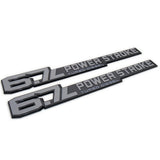 For 23-24-25 Super-Duty F-250 350 450 6.7L Power Stroke Diesel Door Emblem